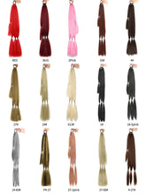 Load image into Gallery viewer, Braideable Ponytail ,Extensions, Long Synthetic Hair Piece, Pony Tail with Hair Tie, Summer Braid Hairpiece, Wrap Jumbo Braided Ponytail