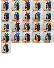 Load image into Gallery viewer, kids braided ponytail with beads and bow
