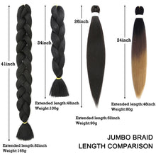 Load image into Gallery viewer, Kanekalon Braiding Hair 100g 24 inch inches
