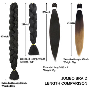 Kanekalon Braiding Hair 100g 24 inch inches