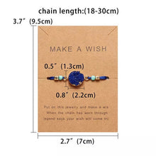 Load image into Gallery viewer, Braided Adjustable Bracelets/ Round shaped Bracelets/ Natural Stone Bracelets/ Round Crystal Bracelets
