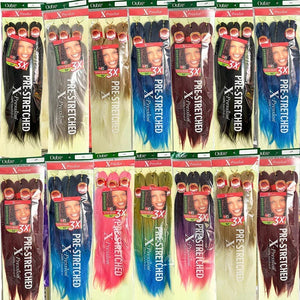 3X bundles of 52” Pre Streched X-Pression Braiding Hair outre braids