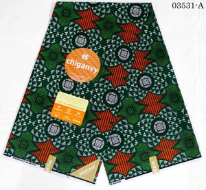 African Fabric wholesale/ Kente fabric Ankara Print/african fabric by the yard/green
